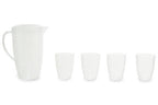 2.2L Plastic Pitcher With 4 Cups