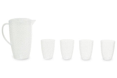 2.2L Plastic Pitcher With 4 Cups