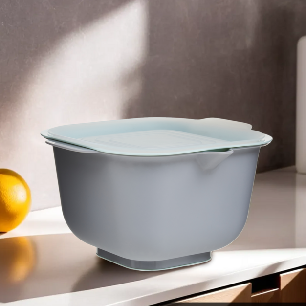 Bowl with Colander and Lid