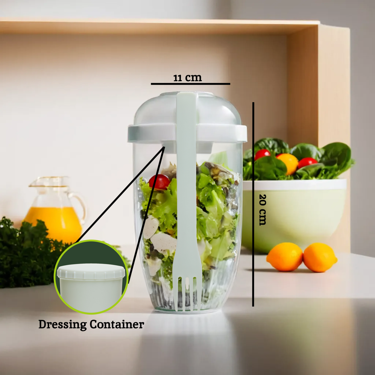Salad Cup With Fork