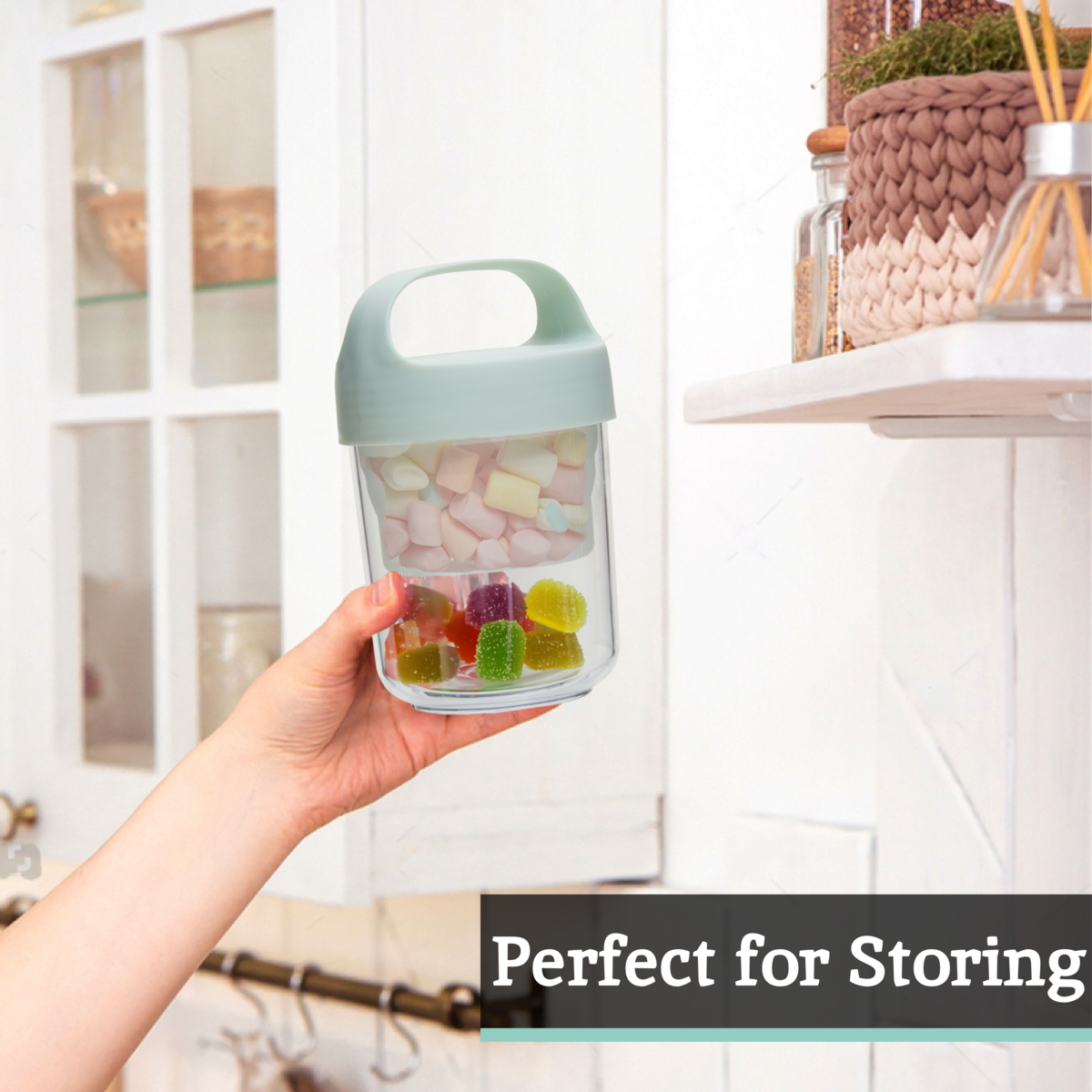 2 Compartment Snack Pot