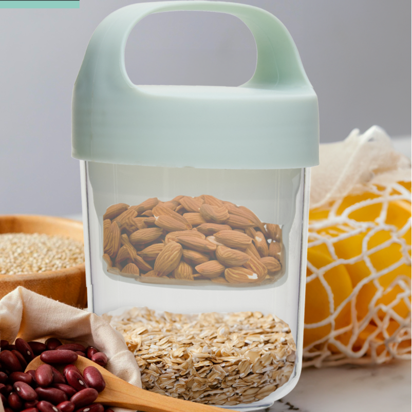 2 Compartment Snack Pot
