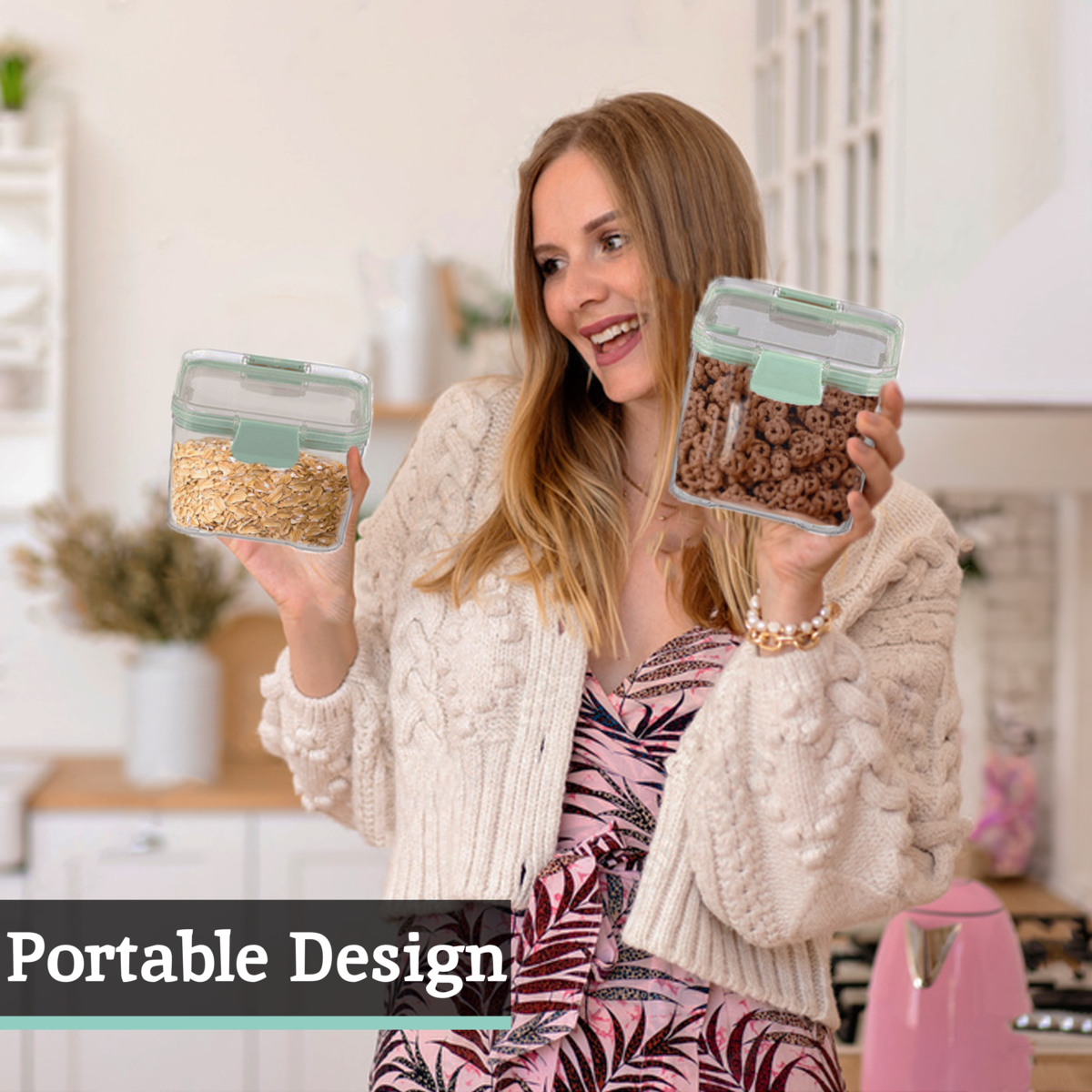 Set of 4 Food Storage Containers