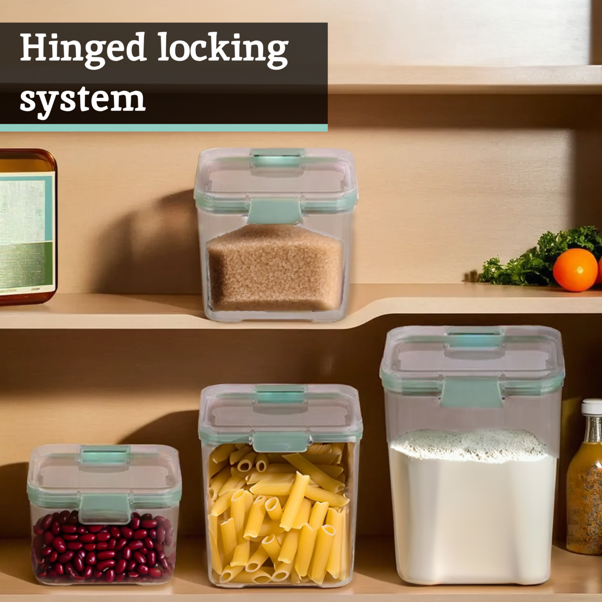 Set of 4 Food Storage Containers