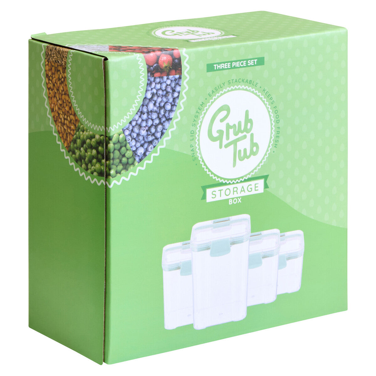 Set of 4 Food Storage Containers