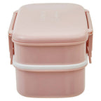 Light Pink Lunch Box with Cutlery