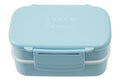 Light Blue Lunch Box with Cutlery