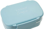 Light Blue Lunch Box with Cutlery
