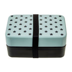 Light Blue Star Lunch Box with Cutlery