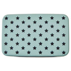 Light Blue Star Lunch Box with Cutlery