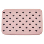 Light Pink Hearts Lunch Box with Cutlery