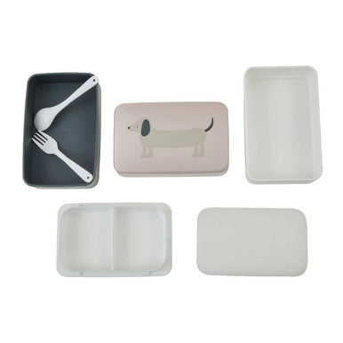 Dog Lunch Box with Cutlery