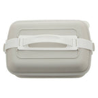 Warm Grey and White Lunch Box