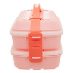 Pink Lunch Box with Cutlery