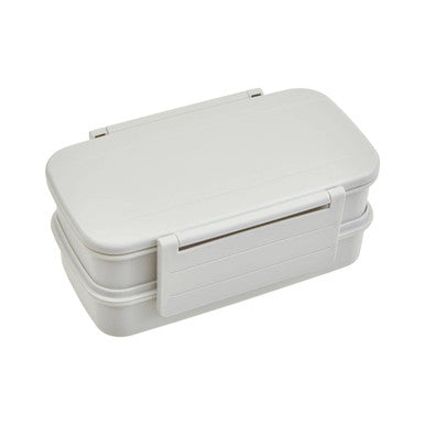 Grey Lunch Box with Cutlery