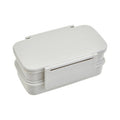Grey Lunch Box with Cutlery