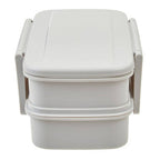 Grey Lunch Box with Cutlery