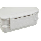 Grey Lunch Box with Cutlery