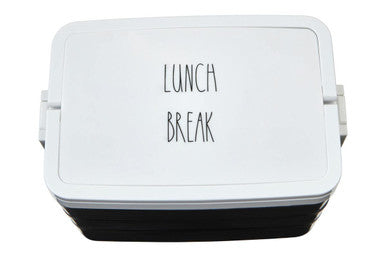 Black Lunch Box with Cutlery