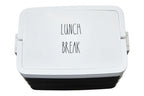 Black Lunch Box with Cutlery