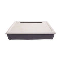 Ecru Marble Lap Tray with iPad Holder
