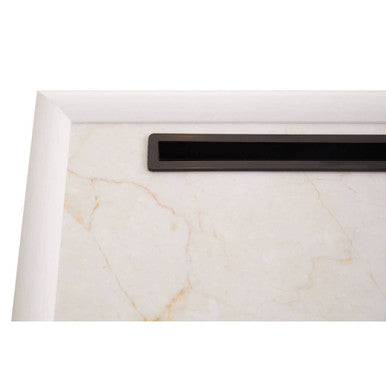 Ecru Marble Lap Tray with iPad Holder