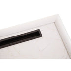 Ecru Marble Lap Tray with iPad Holder