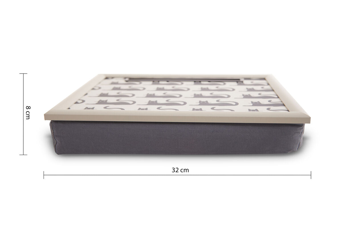 Black Cat Lap Tray with Ipad Holder