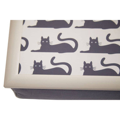 Black Cat Lap Tray with Ipad Holder