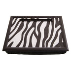 Mono Zebra Lap Tray with Ipad Holder