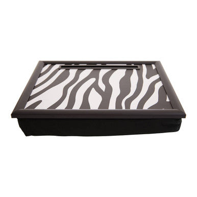 Mono Zebra Lap Tray with Ipad Holder