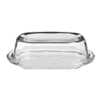 Clear Glass Butter Dish