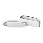 Clear Glass Butter Dish