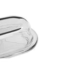 Clear Glass Butter Dish