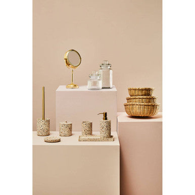 Ribbed Glass Storage Jar 1300ml