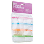 Set of 8 Mini Storage Plastic Containers