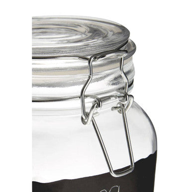 900ml Glass Storage Jar with Clip Top Lid