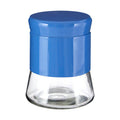 Blue Steel Wrap Glass Storage Jar 800ml