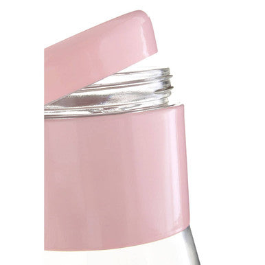 Pink Steel and Glass Storage Jar 800ml
