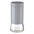 Grey Steel and Glass Storage Jar 1500ml