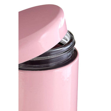 Pink Steel and Glass Storage Jar 1500ml