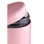 Pink Steel and Glass Storage Jar 1500ml
