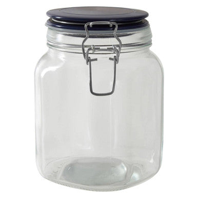 Glass Storage Jar 1050 ml (3 Assorted Colours)