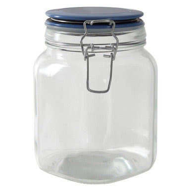 Glass Storage Jar 1050 ml (3 Assorted Colours)