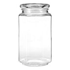 Hexagonal Glass Storage Jar 1040ml