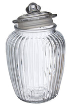 Ribbed Glass Storage Jar - 2280ml