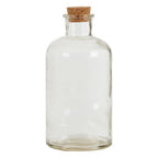 Set of 6 Round Glass Bottles