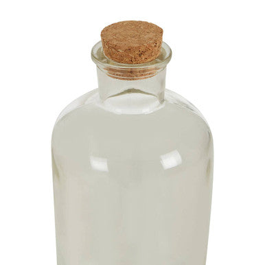 Set of 6 Round Glass Bottles