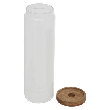 Glass Jar with Acacia wood Lid 1600ml