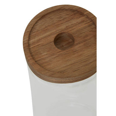 Glass Jar with Acacia wood Lid 1600ml